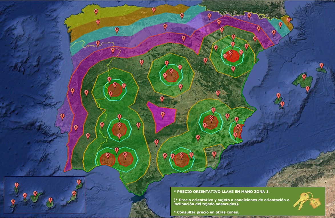 Mapa zonas de instalación