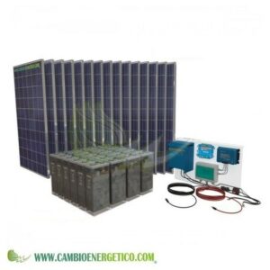 KIT SOLAR VICTRON 29000/14000 W/DÍA AIRE ACONDICIONADO, HORNO, VITRO, BOMBAS DE AGUA. ETC.