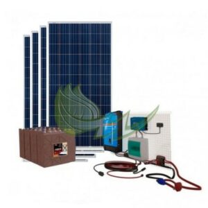 KIT SOLAR VICTRON 6800/3400 W/DIA CONSUMOS BASICOS, BOMBA DE AGUA 0,5 CV